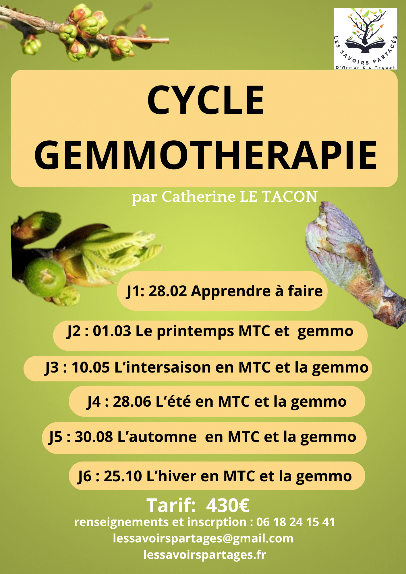 GEMMOTHERAPIE J1 : les bases d'utilisation et comment faire ses macérâts